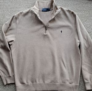 Polo quarter-zip sweater